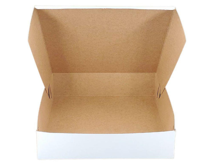 EB - White Cake Boxes - 10x10x2.5