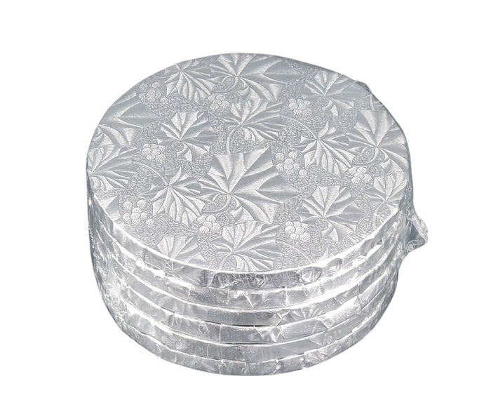Enjay - Cake Board - Round - Silver - 6x1/2