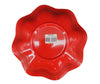 Melamine Flower Bowl - Red - 13.9