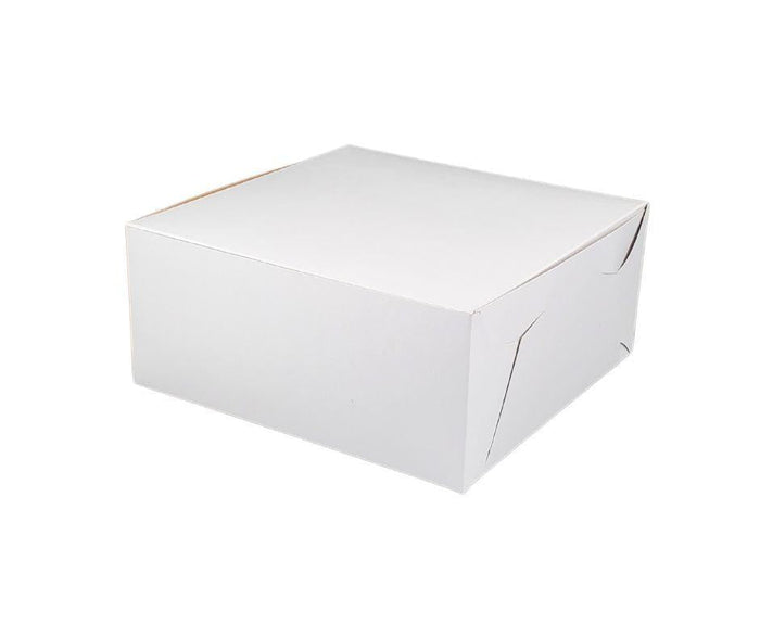 EB - White Cake Boxes - 9x9x4