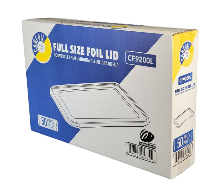 CLR - Can Foil - Full Size Pan - Aluminium Lids