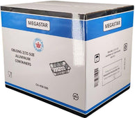 Megastar - 2 1/4 lb Oblong - Aluminium Foil Container - Heavy