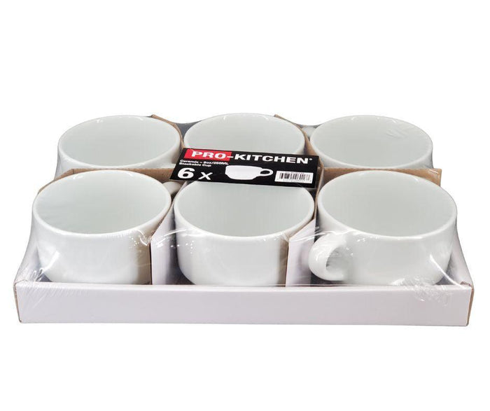 Pro-Kitchen - Ceramic - 8oz/250ML Stackable Cup