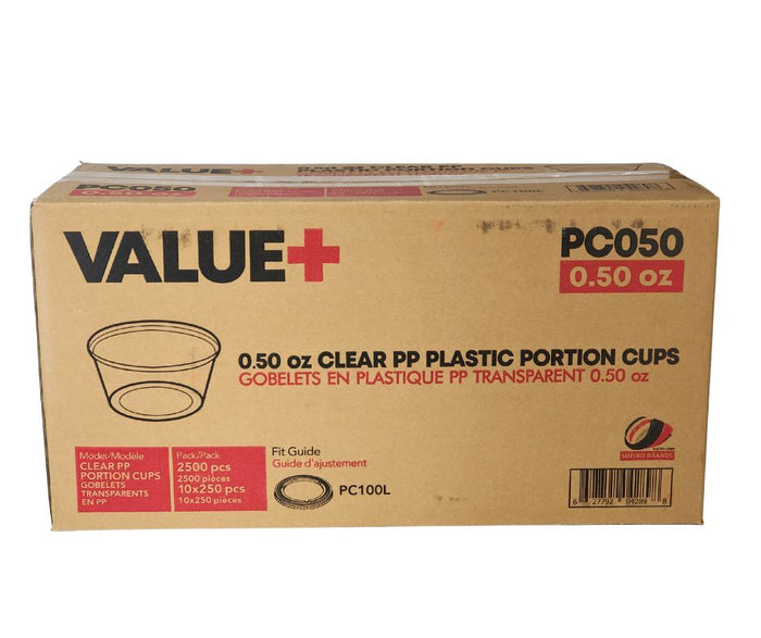 Value+ - 0.5oz PP Portion Cup