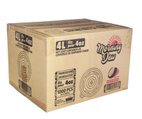 Morning Dew - Plastic Lids for 4 oz Paper Soup Container - 4L