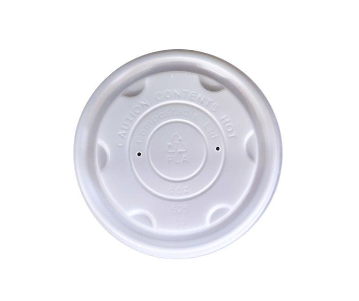 CLR - Eco-Craze - PLA 8oz Soup Paper Cup Lid