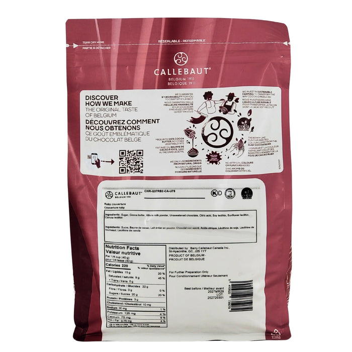 Callebaut - Ruby Callet - 2.5kg