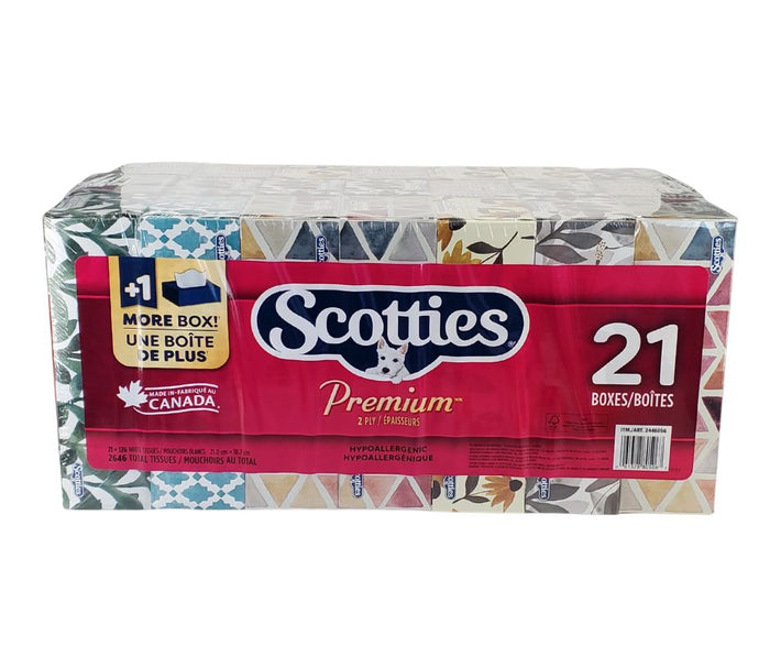 Scotties - Premium 2 Ply Facial Tissue
