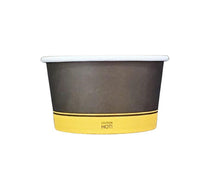 Morning Dew - 12oz Paper Soup Container - Ebony Print - 12SCE