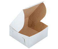 EB - White Cake Boxes - 6x3¼ x 3