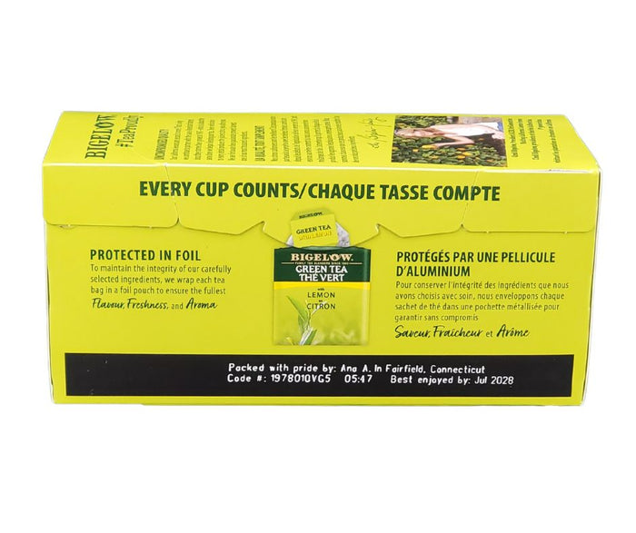 Bigelow - Tea Bags - Green Tea w/Lemon