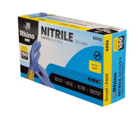 Rhino - NB6 - Blue Nitrile Gloves - Small - 600S