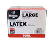 Rhino - Latex Gloves - Powder Free - Large - L700