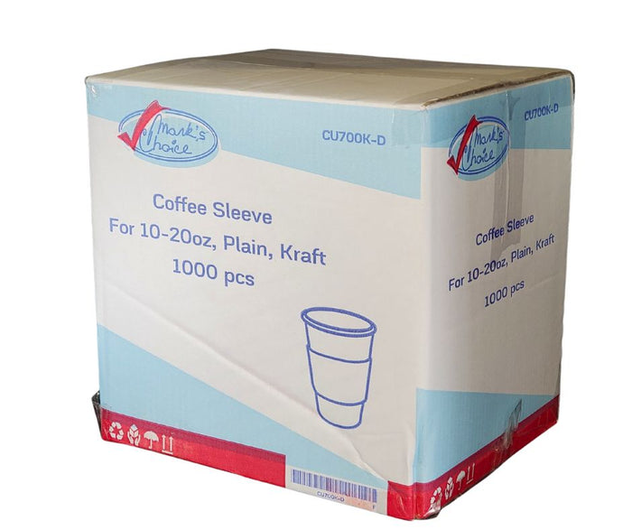 XC - Rite Ware/ Mark's Choice - 10-24oz Kraft Sleeve for Hot Paper Cups
