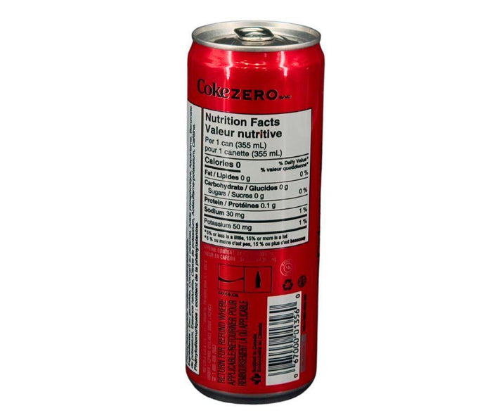 Coca Cola - Zero - Slim - Cans