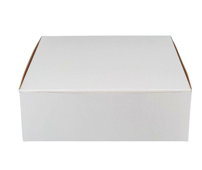 EB - White Cake Boxes - 10x10x3½