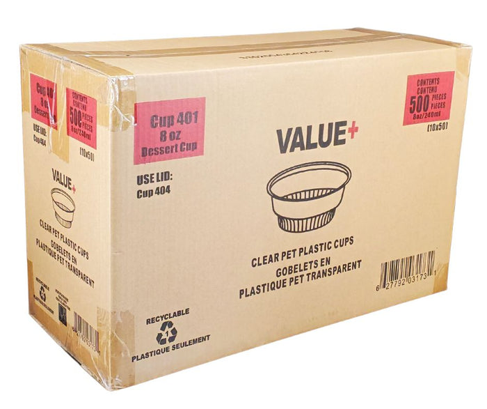 Value+ - Dessert Cup - 8oz (PET)