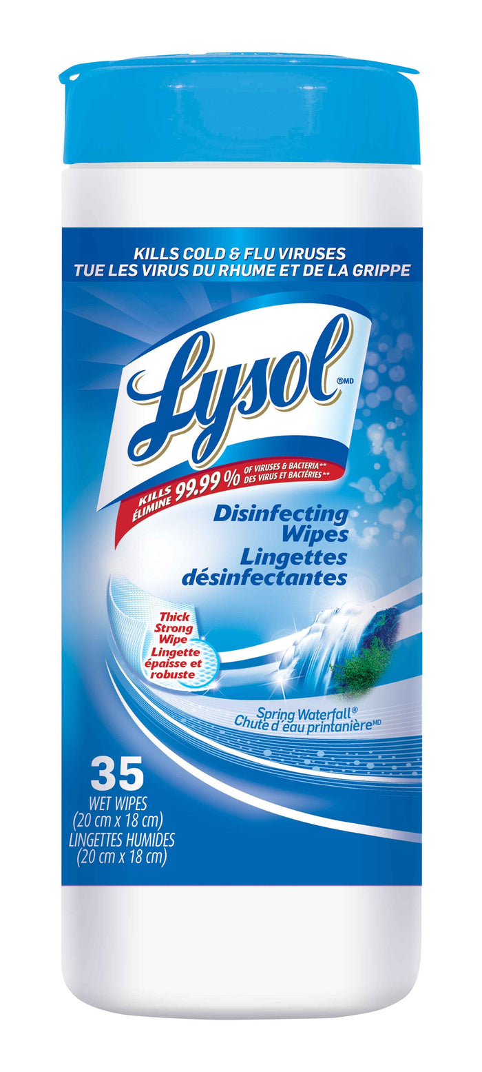 Lysol - Disinfectant Wipes - Spring Waterfall