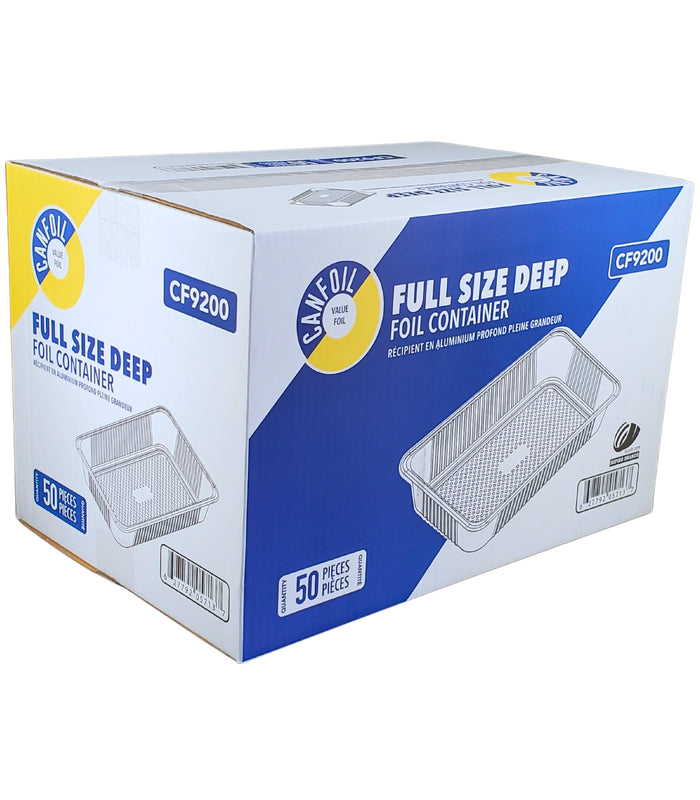 CLR - Can Foil - Full Size Deep Tray - Aluminum