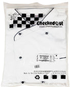 Chef Coat - White Contrast - Black Edge - XXL - 4594