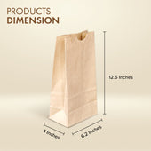 Paper Bags - Brown/Kraft - #8 - Made in Canada