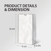 Paper Bags - White - #2 - Made in Canada