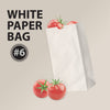 Paper Bags - White - #6 - Made in Canada