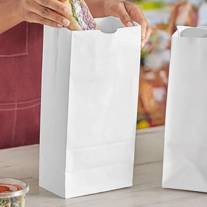 Paper Bags - White - #10 - Made in Canada