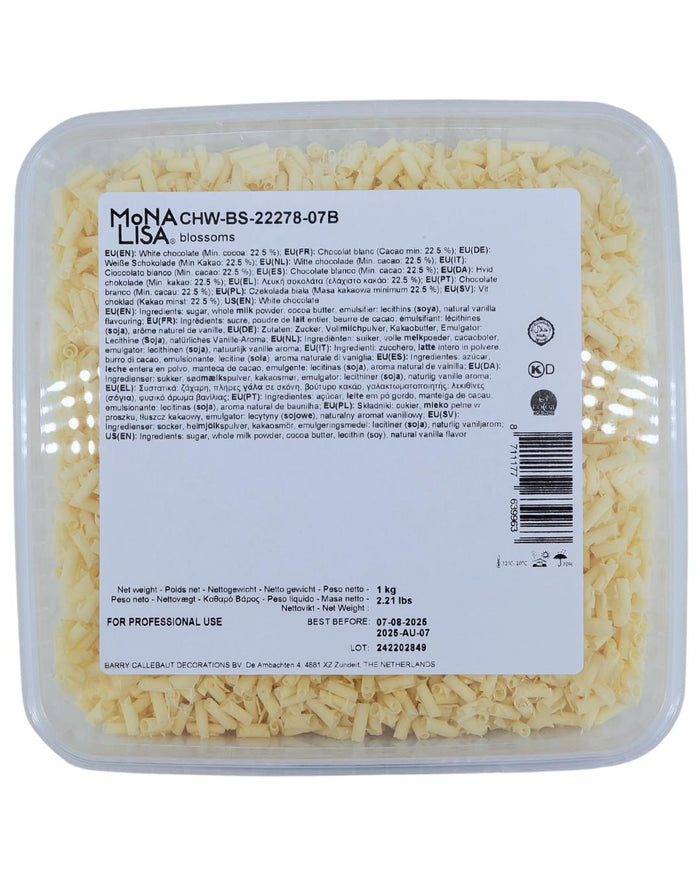 VSO - Callebaut - White Blossom Tub 1kg