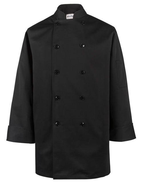 Spirito - Mesh Chef Jacket W/ Vent L/S Black - 2XL - BG21821
