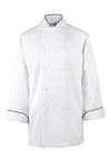 Spirito - Mesh Chef Jacket W/ Vent L/S White - M - BG21821