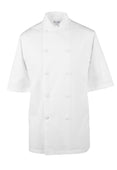 Spirito - Mesh Chef Jacket W/ Vent S/S White - M - BG21820