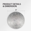 Decora - Cake Board - Round - Silver - 6x1/4
