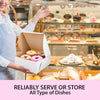 EB - White Cake Boxes - 10x10x3½