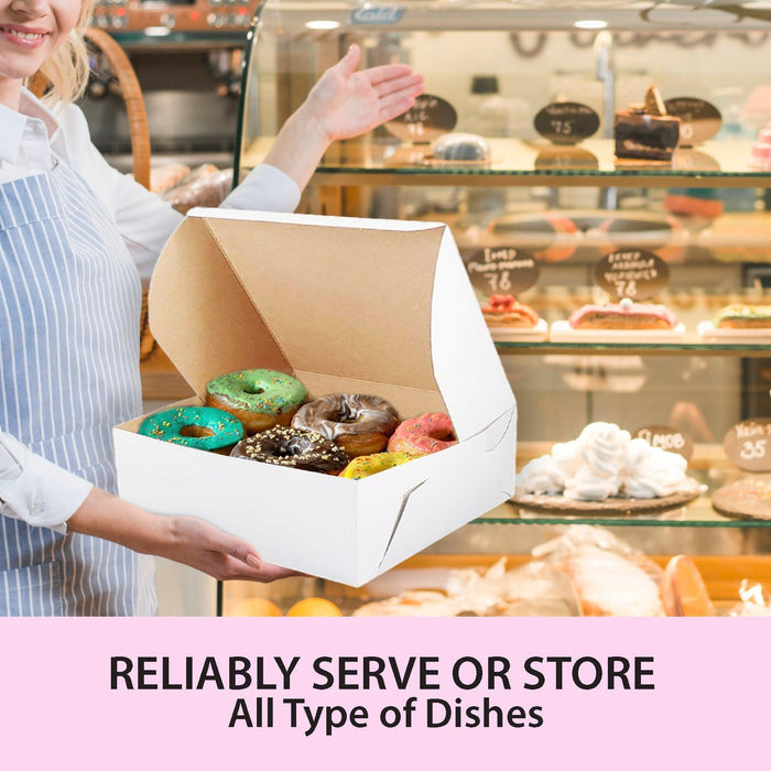 EB - White Cake Boxes - 12x12x4