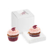 EB - 4 x 4 x 4 - Single Cupcake Insert Fits - White - 5279I