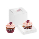 EB - 4 x 4 x 4 - Single Cupcake Insert Fits - White - 5279I