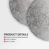 Enjay - Cake Board - Round - Silver - 8x1/4