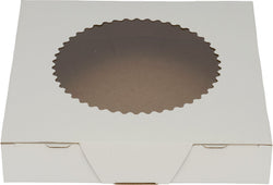 E.B. Box Pie Boxes 8”x8”x1.5” (Window Glued)
