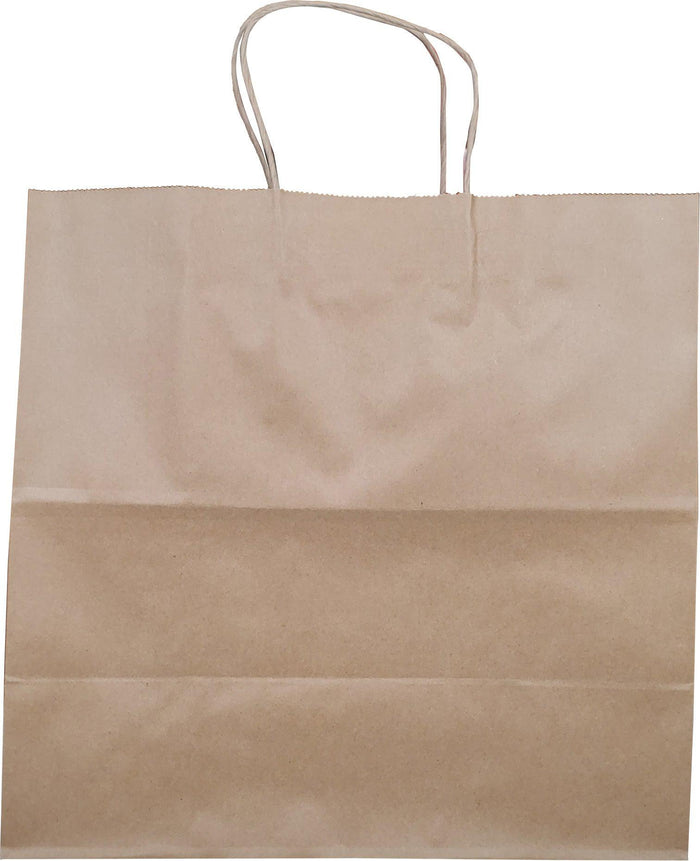 Prime Bags - Delta - Self Adhesive Paper Bags with Twisted Handles - 13x7x13