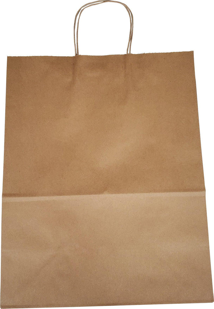 Prime Bags - Enzo - Self Adhesive Paper Bags with Twisted Handles - 13x7x17