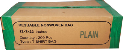 Eco-Craze - 12x8x23 - Non Woven Plain Reusable – Shopping Bag