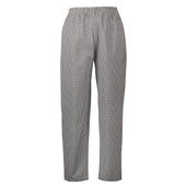 Spirito - Mini Check Chef Pants B/W - XL - CI21901