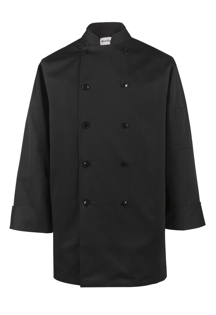 Spirito - Mesh Chef Jacket W/ Vent L/S Black - L - BG21821