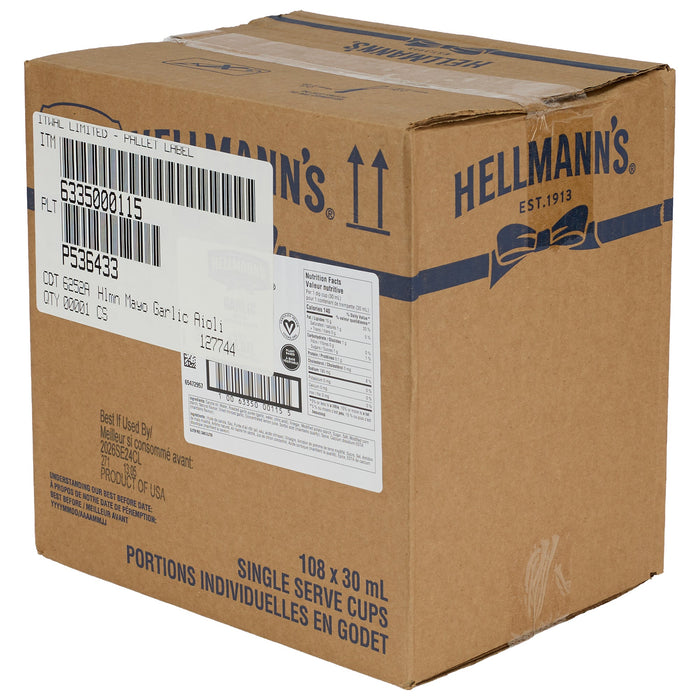 Hellmann's - Mayo Garlic Aioli Dip Cup 30ml