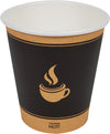 Morning Dew - 10oz Hot Paper Cups - Ebony Print