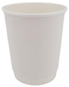 Morning Dew - 10 oz Squat Hot Paper Cup - Double Wall - White - D-H10SW