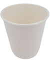 Morning Dew - 10 oz Squat Hot Paper Cup - Double Wall - White - D-H10SW