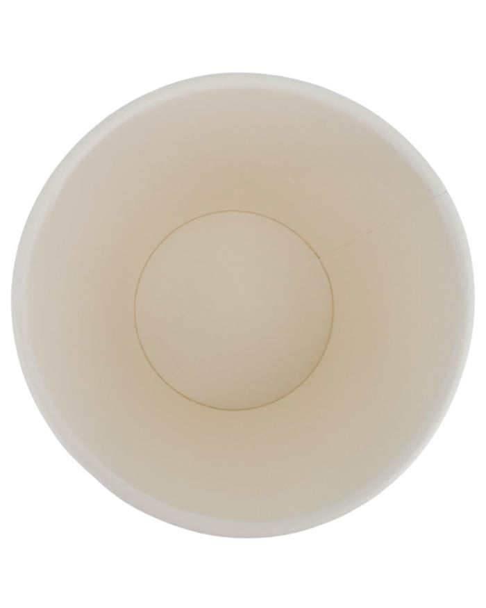 Morning Dew - 10 oz Squat Hot Paper Cup - Double Wall - White - D-H10SW