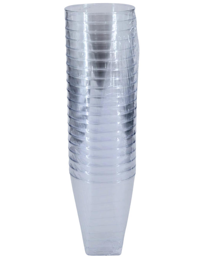 10oz square bottom cup - Clear - CS10